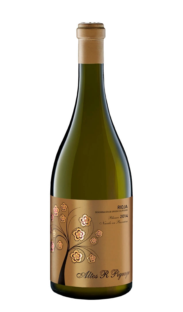 Caja de madera 6 botellas Pigeage Blanco