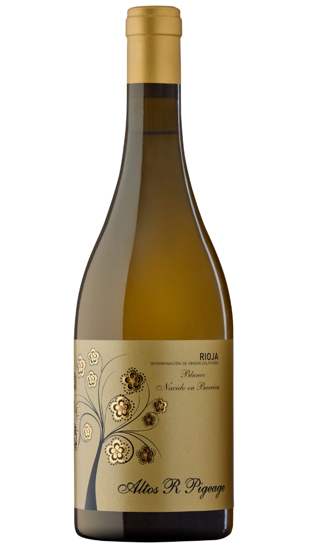 Caja de madera 6 botellas Pigeage Blanco